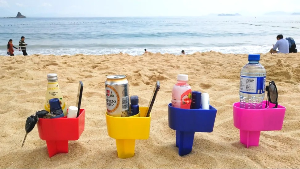 I Never Go To The Beach Without This Amazon Cup Holder Reviewed